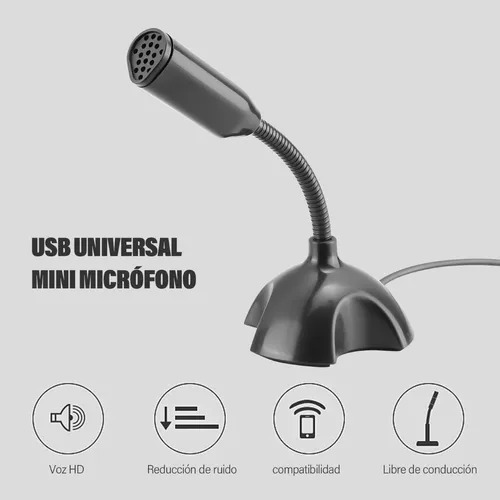Imagen 1 de 4 de Micrófono Unidireccional Usb Y Aislador De Ruido Plug & Play