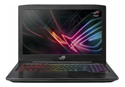 Laptop Asus ROG Strix GL503GE negra 15.6", Intel Core i7 7700HQ  12GB de RAM 1TB HDD 128GB SSD, NVIDIA GeForce GTX 1050 Ti 1920x1080px Windows 10 Home