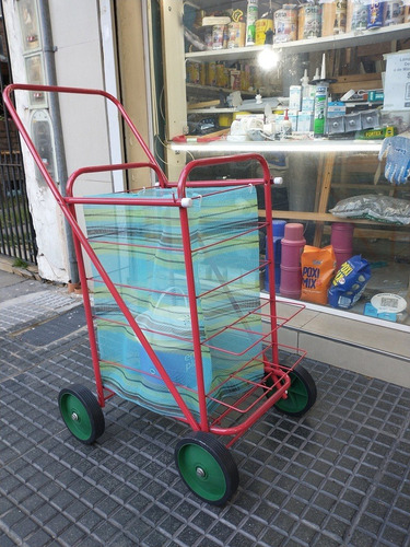 Imagen 5 de 7 de Changuito Canadiense 4 Ruedas Chango Carro Carrito + Grande