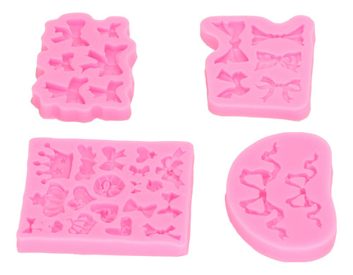 Moldes Para Chocolate, 4 Unidades, Con Forma De Corona, De S