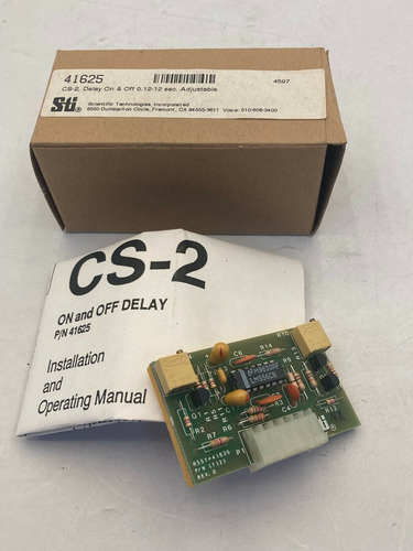 Sti 41625 Cs-2 Delay On & Off 0.12-12 Second Adjustable Bbd