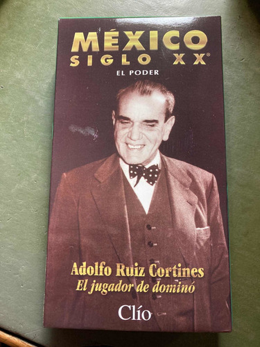 Adolfo Ruiz Cortines El Jugador De Dominó  Videocassette Vhs