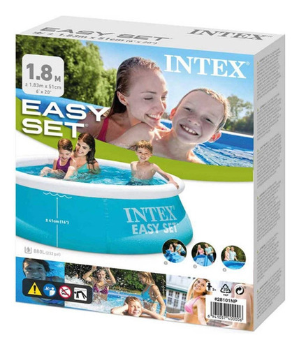 Piscina Hinchable Easy Set 183x51 Cm | Intex #extz