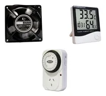 Comprar Accesorios Cooler Fan 4p 220v Timer Termohigrometro Indoor