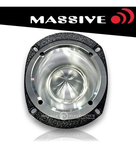 Tweeter Tipo Bala 4.5 PLG Massive Audio T50 300w Max 60w Rms Color Negro
