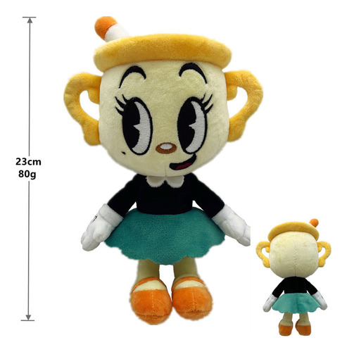 Cuphead Ms. Chalice Peluche Muñeca Juguete Cumpleaño Regalo