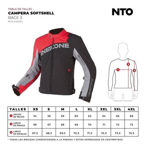 Imagen 7 de 8 de Campera Moto Softshell Nto Race3 Cuota En Devotobikes