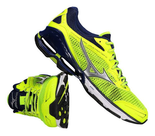 Tênis Mizuno Wave Frontier 10 Amarelo