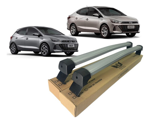 Rack Para Hb20 2020 Até 2025 Hatch Ou Sedan Alumínio
