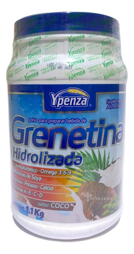 Grenatina Hidrolizada Ypenza 1.1k Omega 3 6 9 Isoflavon Coco