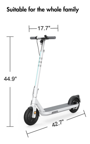 Okai Neon Lite - Scooter elétrico de até 15,5 mph, 18,6