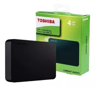 Disco Duro Externo Toshiba Canvio Basics, 4tb, Usb 3.0.