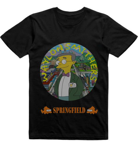 Remera Algodon Simpsons Waylon Smithers Modelo 02