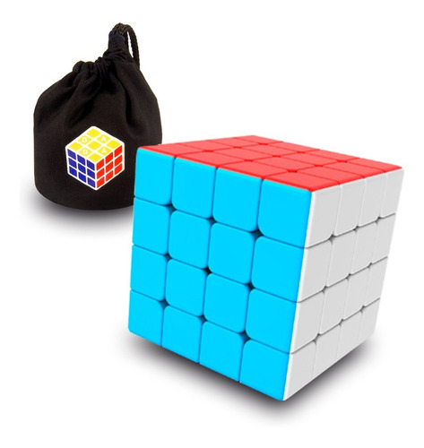 Cubo Rubik 4x4 Moyu Meilong 4x4x4 Stickerless + Estuche Full