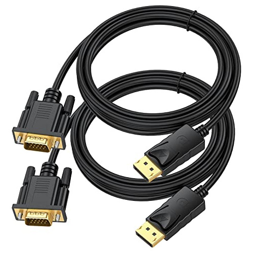 Cable Displayport A Vga 5ft 2-pack, Uv-cable
