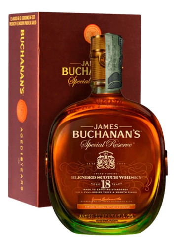 Buchanan's 18 Años - mL a $427