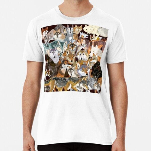 Remera Lobos En Punto Hora De Lobo Algodon Premium