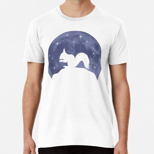 Remera Squirrel Moon Forest Animal Lovers Algodon Premi