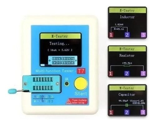 Testador Identificador Diodo Capacitor Transistor Mosfet