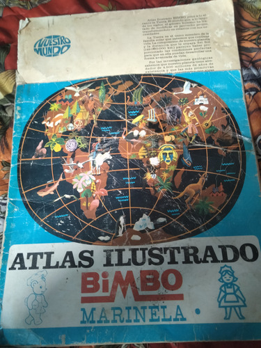 Atlas Ilustrado Bimbo Con 115 Estampas 