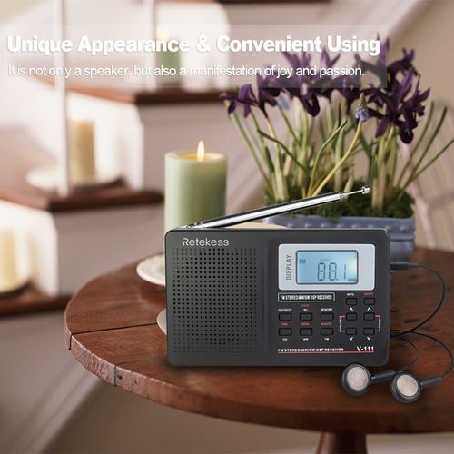 Conjunto De Rádio Mini Dsp Stereo 9khz Com Sintonização De R