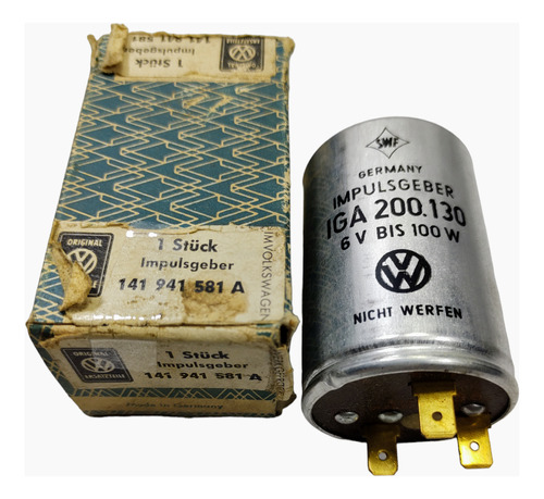 Relay Luces Vw Original 6v Sedan Karmann Combi Porsche 