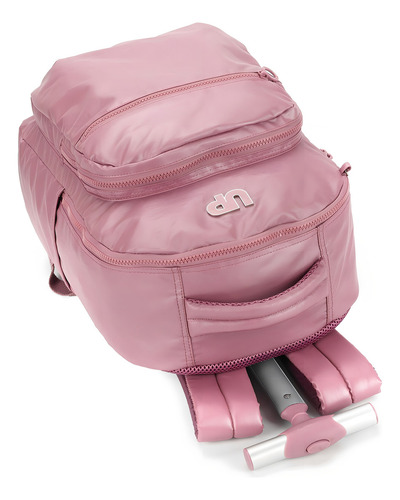 Mochila metálica Up4you Luxcel MC47244up con volante escolar, color rosa