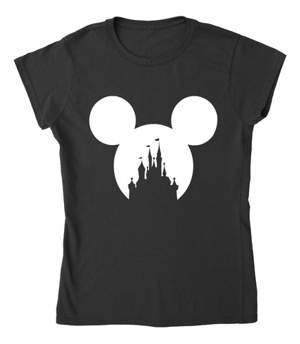 Playera Blusa Negra Mickey Castillo