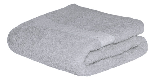 Toalla De Baño Completo 150x80cm - 600gr Suave Y Absorbente Gris 3 Liso