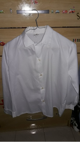 Camisa Talla 12 Y Pantalón Blanco Niños Talla 10