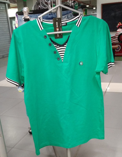 Polo Camiseta Pima Algodón Lycrado Talla S Para Hombre