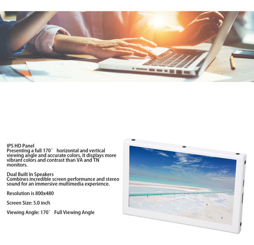 Monitor Portátil De 5 Pulgadas, Pantalla Externa, Extensor D