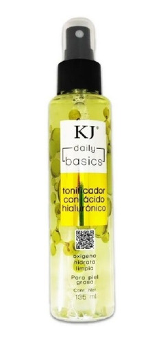 Tonificador Facial Con Acido Hialurónico Kj Original