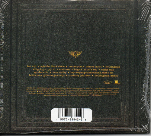 Pearl Jam Vitalogy Cd - Soundgarden Alice In Chains Nirvana
