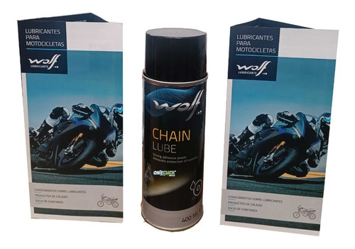 Lubricante De Cadena Wolf Chain 400 Ml