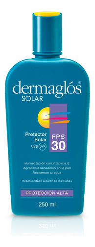 Protector Solar Dermaglós Solar FPS30 Dermaglós Solar FPS 30 Emulsión - 30 - 250 mL
