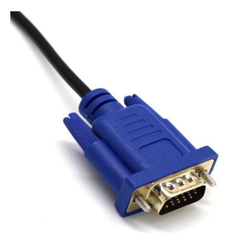 Hdtv Macho De 1,8 M A Vga Cable Adaptador De Video Av Macho