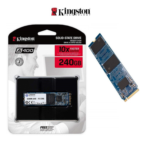 Imagen 1 de 1 de Kingston Ssdnow M.2 A400 240gb Sa400m8/240g