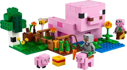 Lego 21268 Minecraft The Baby Pig House 238 Piezas