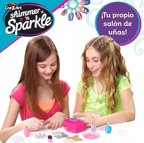 Set Uñas Shimmer & Sparkle Nail Studio Manicura Mágica