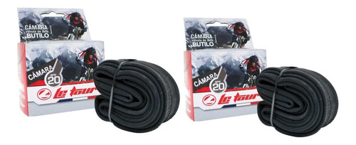 Pack 2 Cámaras Aro 20 De Bicicleta 20 X 1.5/2.2 V. Auto