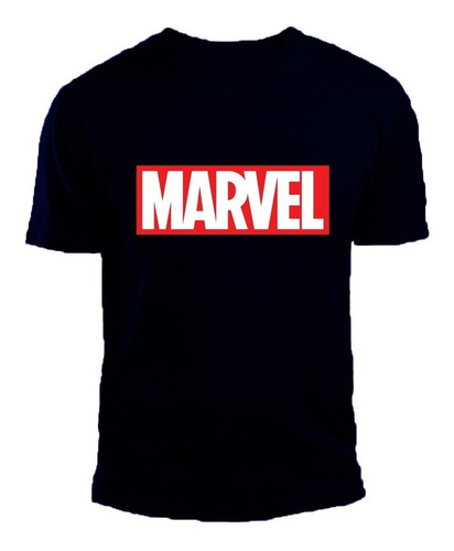 Playera Personalizada Superheroes Marvel Logo Diseño