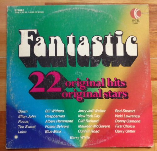 Disco Vinilo Lp Fantastic 22 Original Hits - U S A Impecable