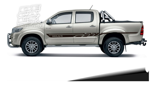 Calco Toyota Hilux Trim Juego Con Portón