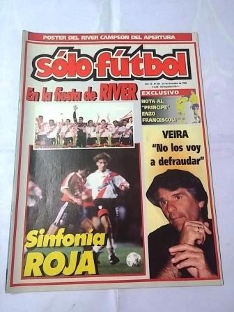 Solofutbol 601 River Campeon Apertura 96 Y Poster Equipo