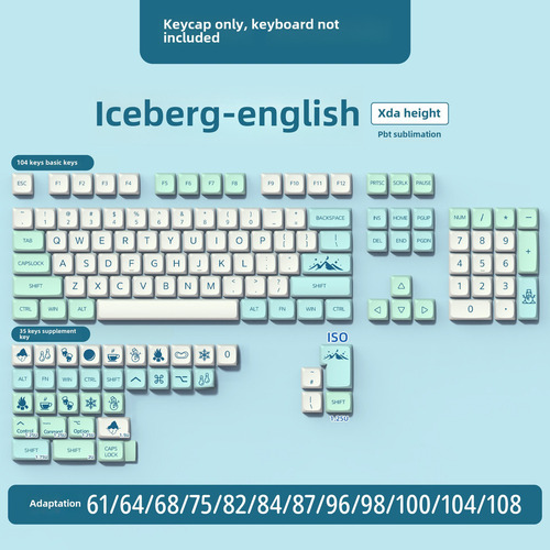 Lhc 139 Keys Iceberg English (bolsa) - Xda Profile Pbt