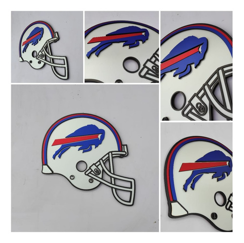 Cuadro 3d Casco Buffalo Bills Mafia 40cm Pared Regalo Helmet