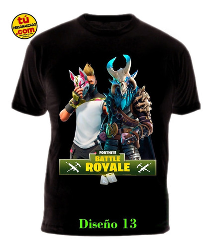 Camiseta Fortnite Gamer Video Juego Heroe Algodon Garantizad