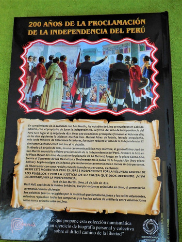 Imagen 6 de 6 de # Álbum De Moneda Constructores De La Republica Bicentenario