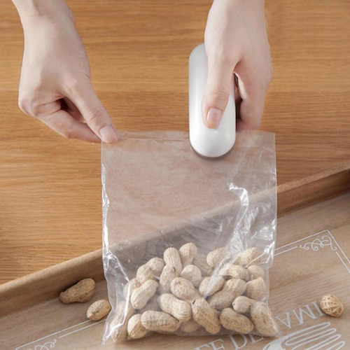 4 Sellador De Bolsas De Refrigerios 2 En 1, Sellador
